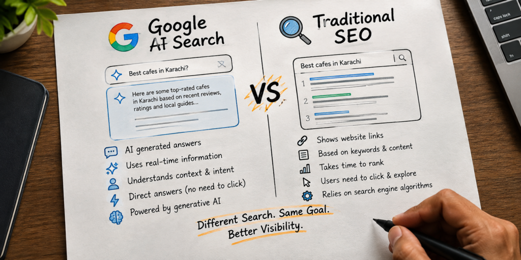 Google AI Search vs Traditional SEO