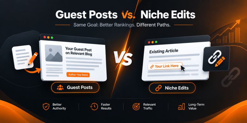Guest Posts vs. Niche Edits